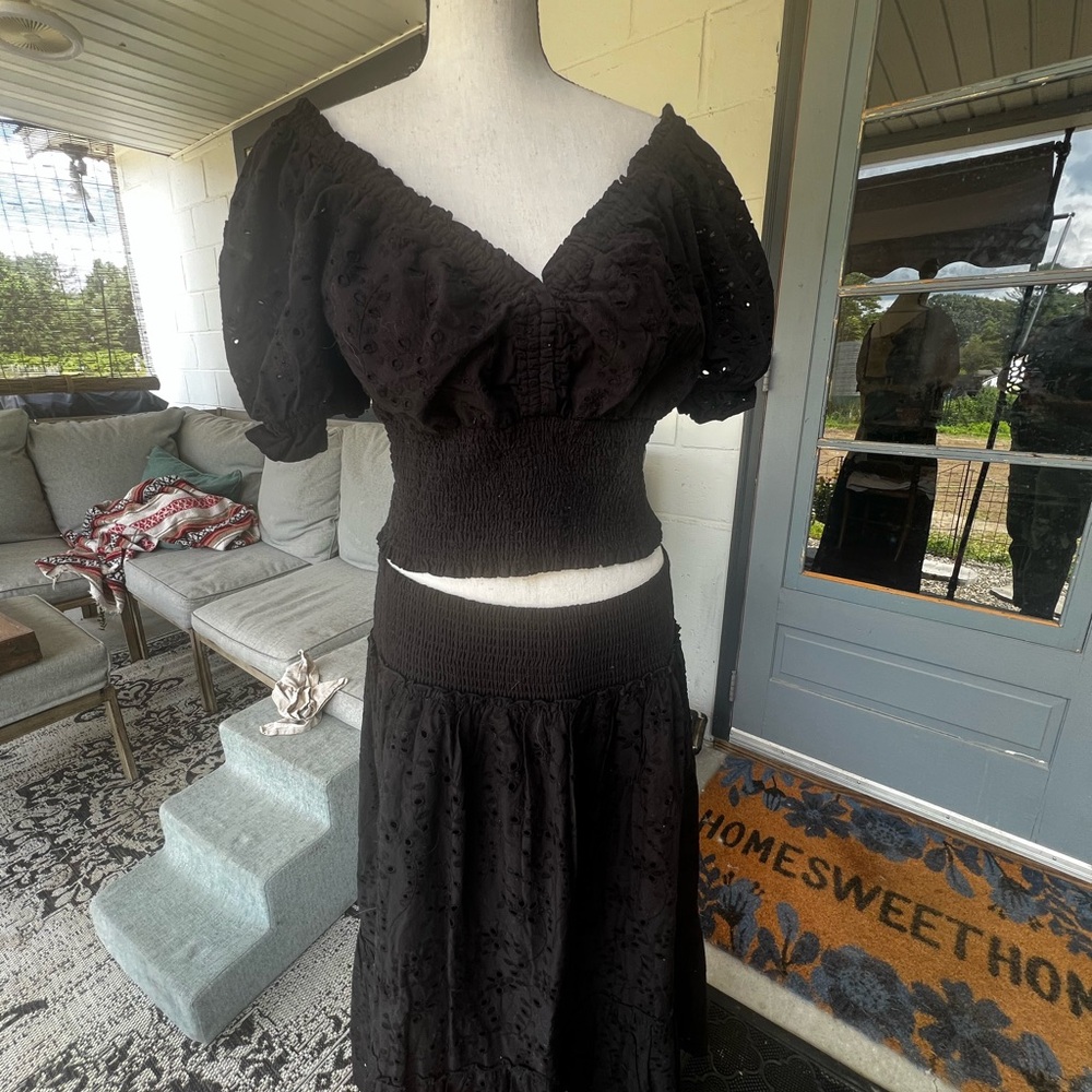 Summer top and skirt set